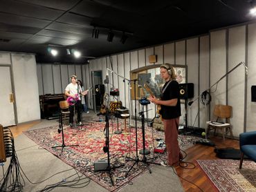 The FINZ at Gold Pacific Studios in Newport making the magic happen. Consummate professionals!