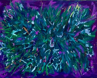 Vasa Arrangement, 30”x40” acrylic on gallery wrapped canvas. $3250