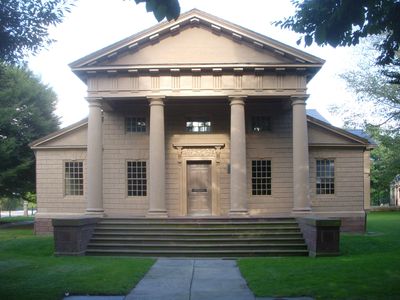 temple, gable, pediment