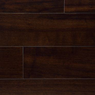 Brown Curupay hardwood flooring from a top view.