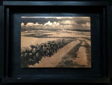 Infrared Ireland: Liquid Emulsion Print on Copper: Winding Road