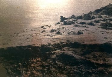 Infrared Ireland: Liquid Emulsion Print on Copper: Hillside