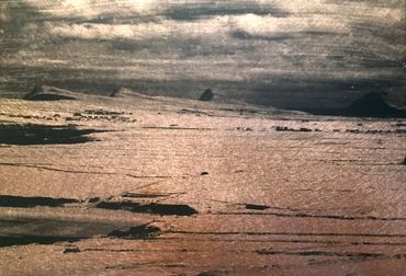 Infrared Ireland: Liquid Emulsion Print on Copper: Three Sisters