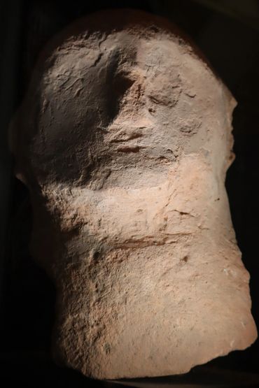 Idol resembling Canaanite gods El the father of gods, Hadad (Baal) his son and the female goddess 2