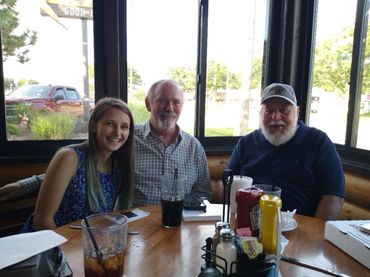 Allissa Marie Sancho , Richard Deitering, PhDc (The Michigan Archaeologist) and Dr. Mayhew