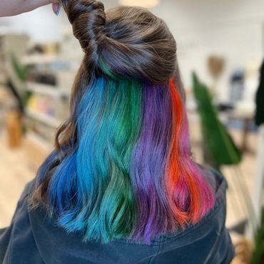 Hair salon, hair extensions, bridal hair, balayage