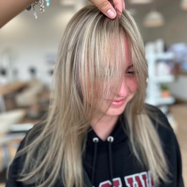 Hair salon, hair extensions, bridal hair, blonding, balayage