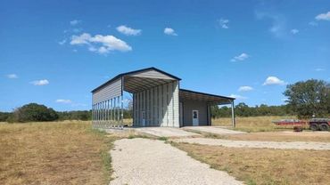 RV Cover and shed combo unit