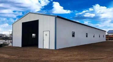 30x100x12 metal garage