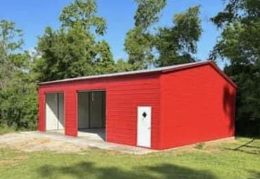 22x30x9 metal 2 car garage