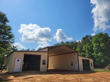 30x15x14 barn with lean to's