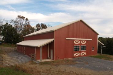 agricultural horse barn