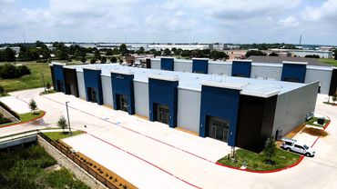 Industrial complex containing office and distribution centers