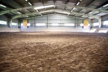 Riding arena interior