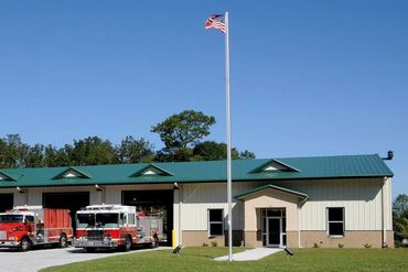 Fire Station from Red Iron steel