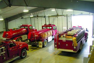 Fire station interior