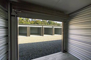 Interior of storage units