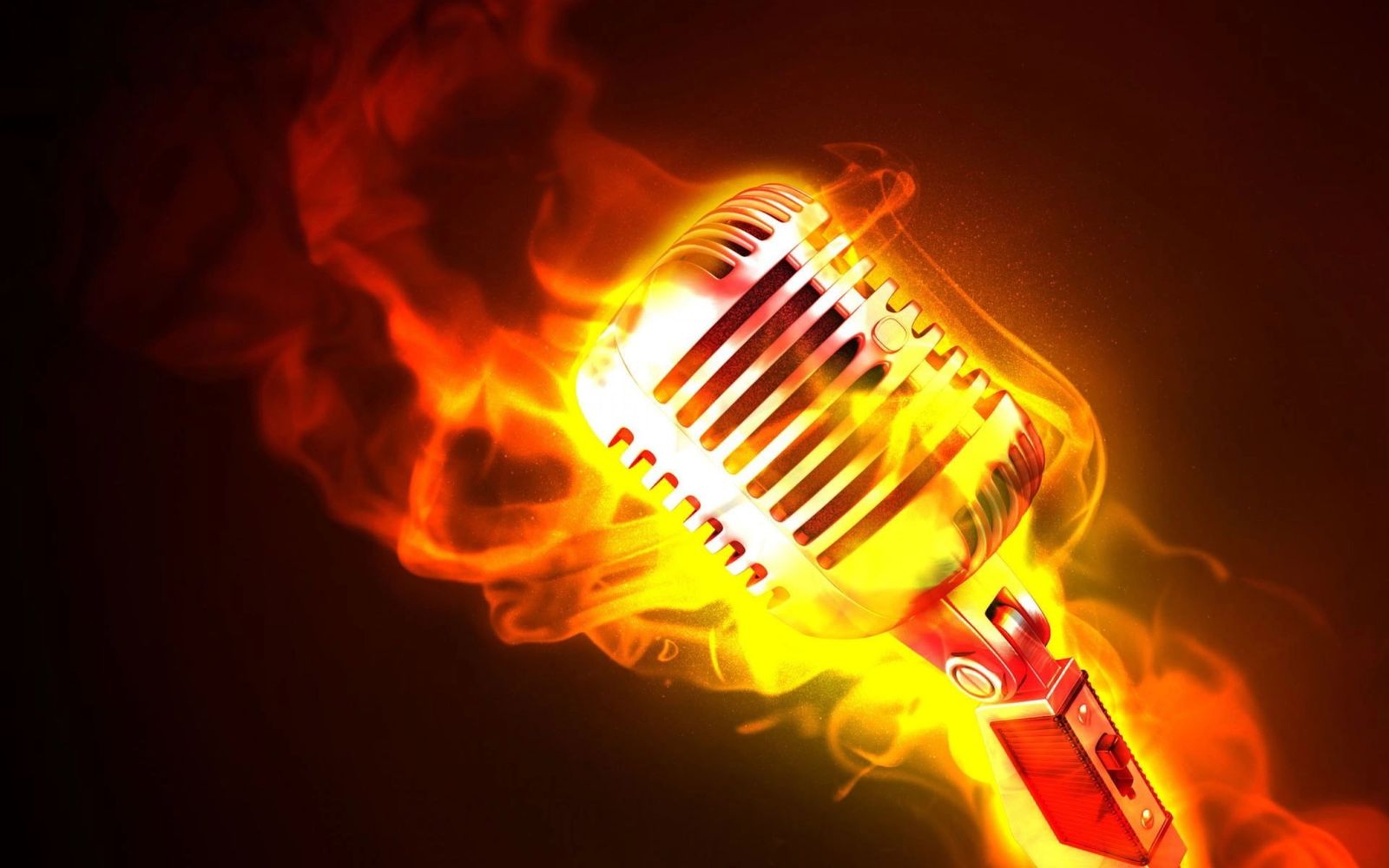 Mic in flames