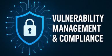 Cyber Atlanta focuses on vulnerability management and compliance with a secure shield and lock symbol.