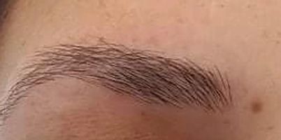 microblading done a model