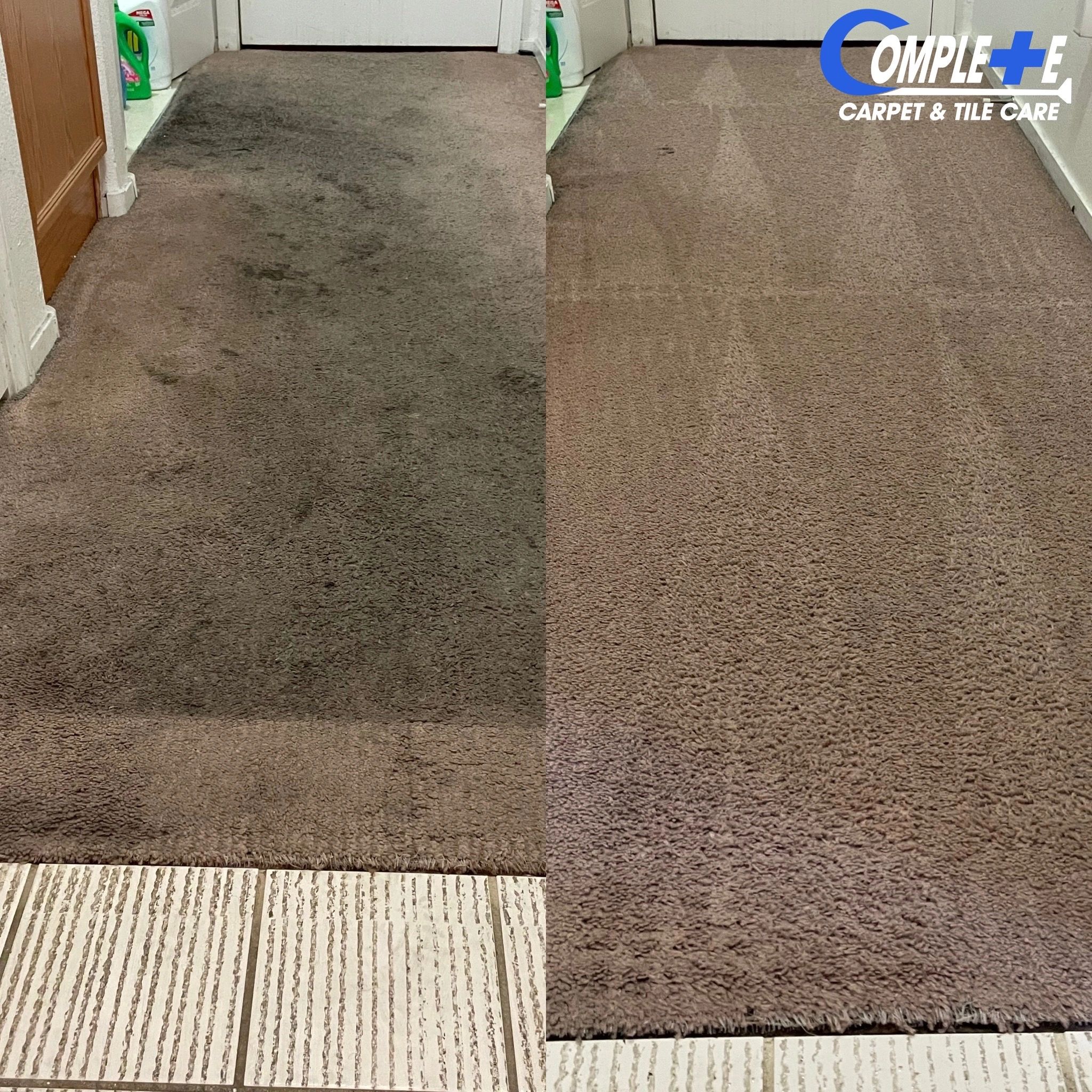 Before: A Dirty and Stained Carpet in an apartment complex in las vegas. 
After: Clean Carpets 