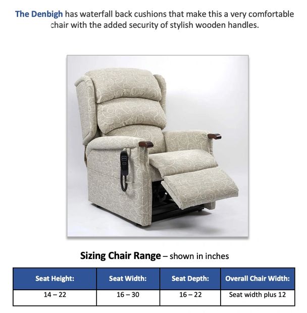 The Denbigh recliner chair