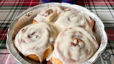 Cinnamon Rolls with Cream Cheese Frosting