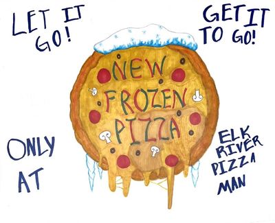 frozen pizza banner