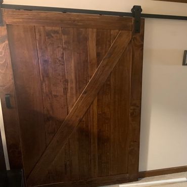 Barn door installation