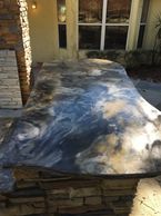 Outdoor Kitchen, Outdoor kitchen contractor, concrete countertop, outdoor living space, hardscapes