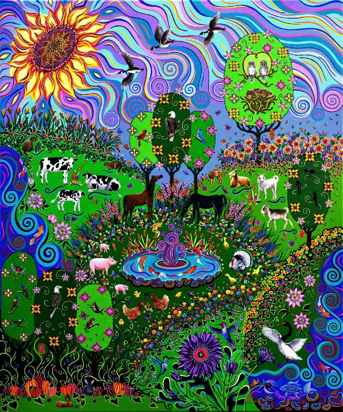 Magical Meadow Giclée Print.
16 x 20" with Mat
$70