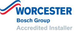 Worcester Bosch Group Accredited Installer logo.