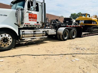 construction equipment delivery