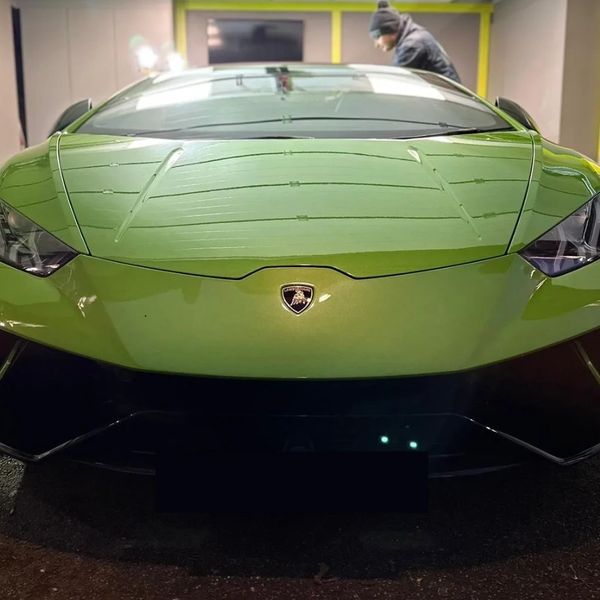 lamborghini huracan paint corrected and ceramic coated at a Aztec Valeting in wakefield