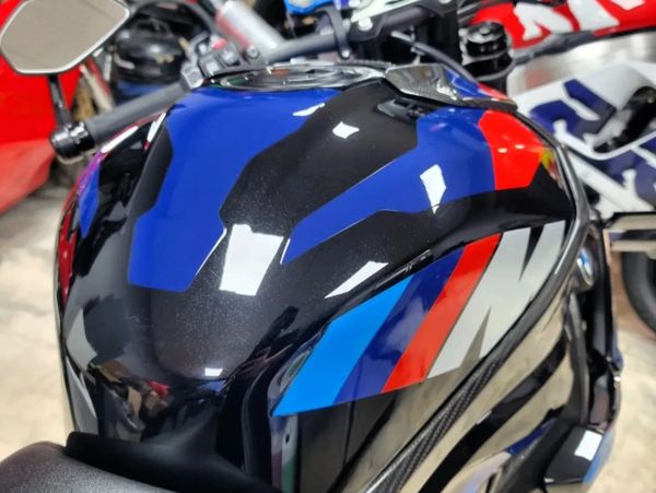 motorbike being polished and ceramic coated in wakefield by aztec valeting and detailing ltd