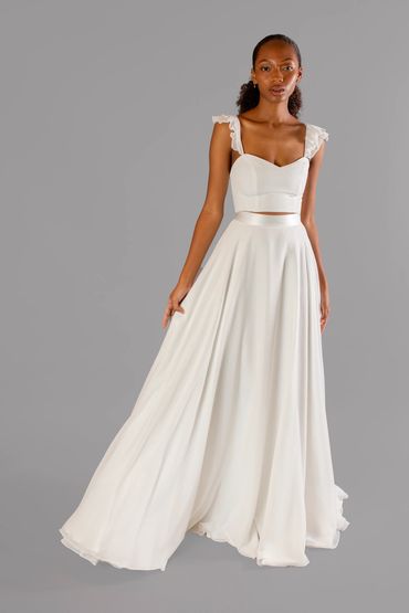 Joss. two piece bridal separates with top and long skirt
Berkshire Wokingham Bracknell Reading