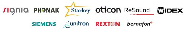 Hearing aids, brands, manufactuers, companies, signia, phonak, starkey, oticon, resound, widex, hear