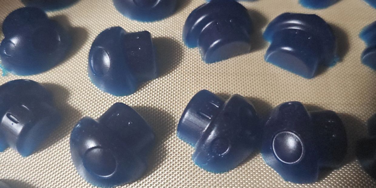 Blue Raspberry gummies