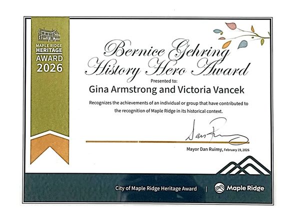 Heritage Commission Award