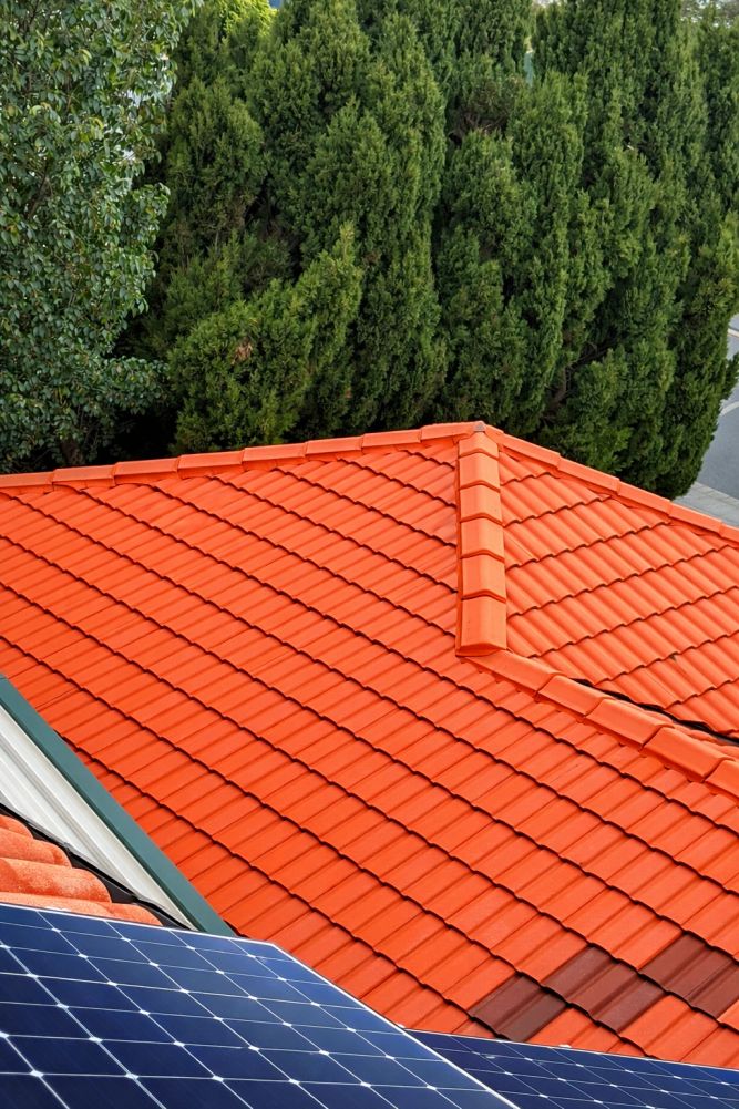 This is the after photo of the roof restoration service