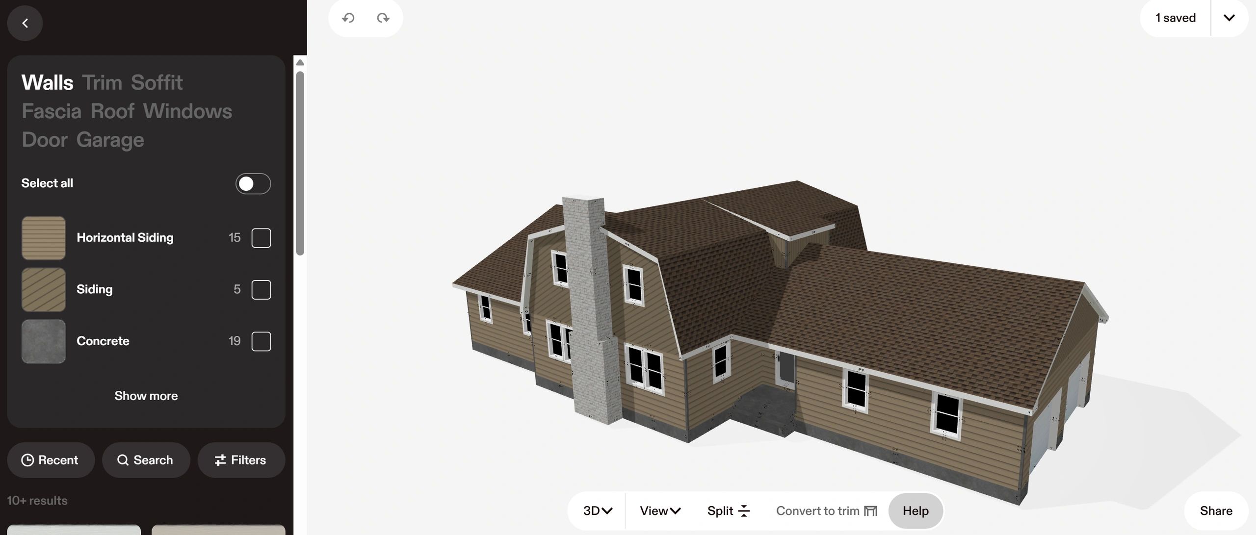 3d model of a house