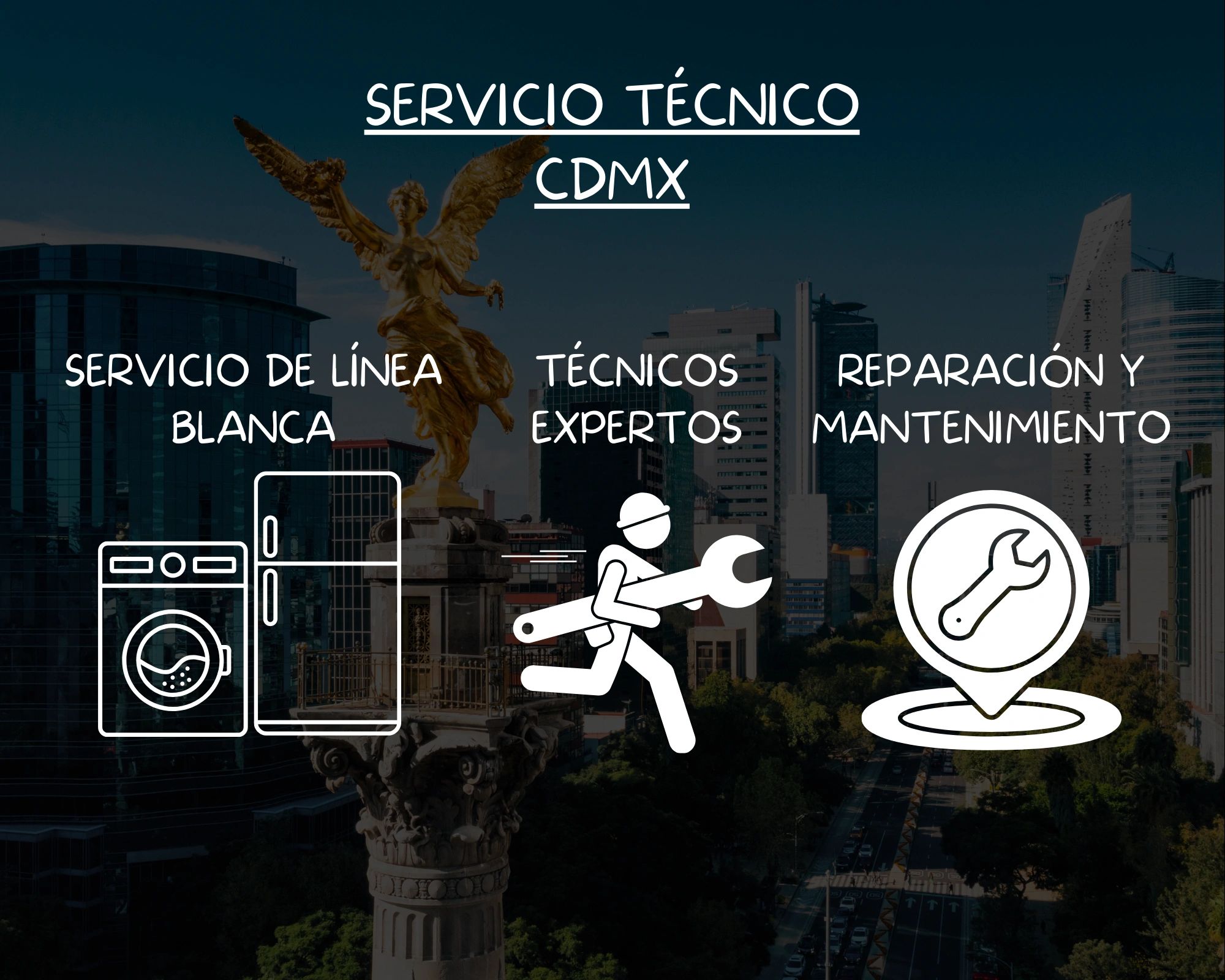 Servicio Técnico CDMX, Servicio de Lavadoras y Refrigeradores, Técnicos Expertos.