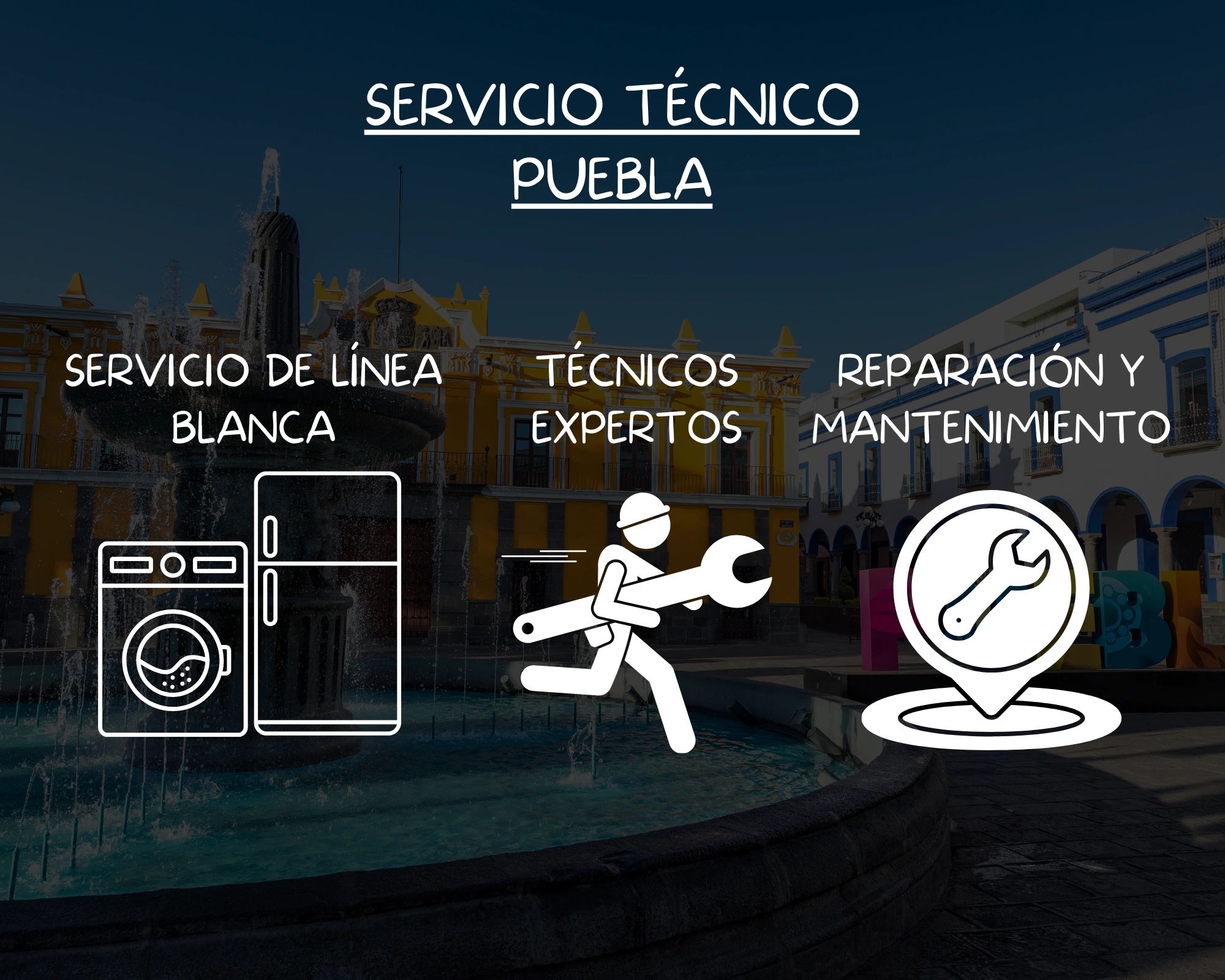 Servicio Técnico Puebla, Servicio de Lavadoras y Refrigeradores, Técnicos Expertos.