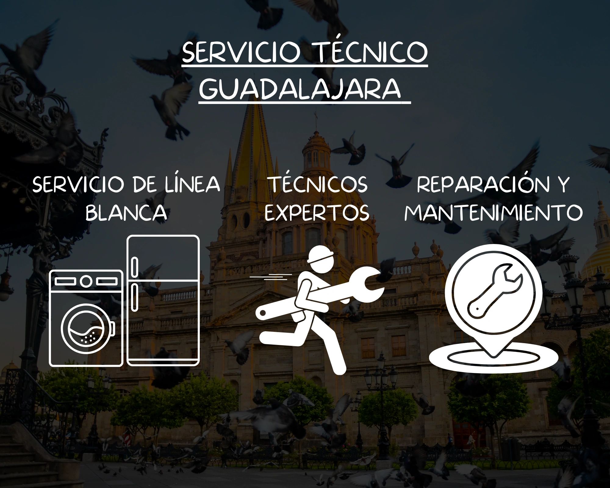 Servicio Técnico Guadalajara, Servicio de Lavadoras y Refrigeradores, Técnicos Expertos.