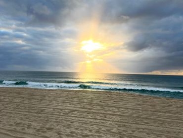 Beach yoga Redondo Torrance Palos Verdes Sunset Dolphins