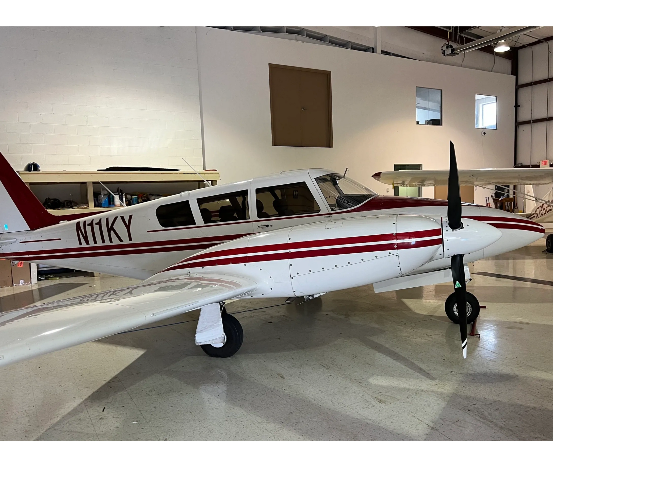 N11KY - Twin Comanche 
Available for Multi-Engine Instruction.