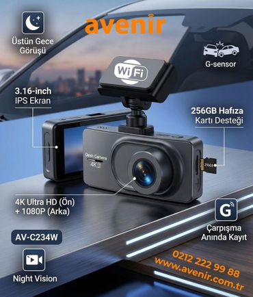 AVENİR AV C234 ARAÇ KAMERA SİTEMLERİ İSTANBUL ESENLER ESNYURT
BAŞAKŞEHİR ARAÇ KAMERA SİSTEMLERİ