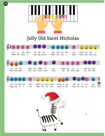Play it! piano music sample page