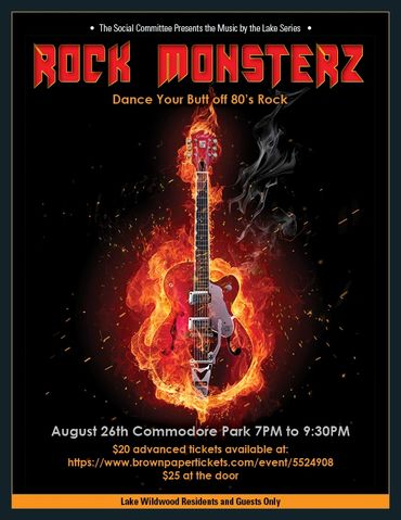 Poster for Rock Concert