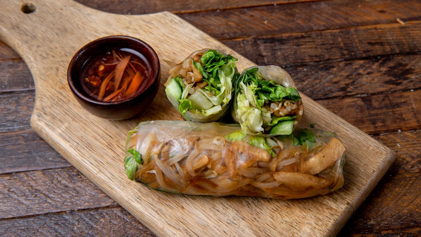 Jicama beansprout Spring Roll